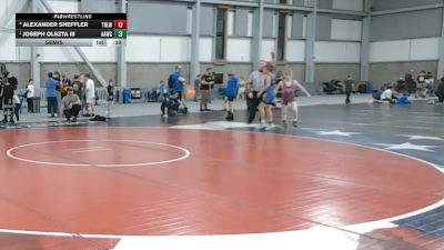 82 lbs Semis - Joseph Olszta III, All American Wrestling Club vs Alexander Sheffler, Team Real Life Wrestling