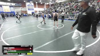 113 lbs Champ. Round 1 - Mike Almagure, Righetti vs Issac Torres, St John Bosco