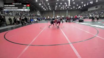 157 lbs Champ. Round 2 - Cooper Kirkham, Liberty vs Caleb Amsden, Dowling Catholic