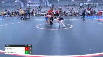 106 lbs Prelims - Levi Snyder, Team Nauman Silver vs Abe Hermes, ECWC