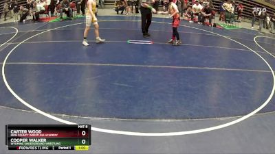 97 lbs Champ. Round 1 - Cooper Walker, Wyoming Underground Wrestling vs Carter Wood, Iron County Wrestling Academy