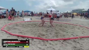 60 lbs Semifinal - Josephine Wearmouth, Iowa vs Sofia Macaluso, New York