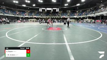 130 lbs Cons. Round 1 - Margie Anders, Westmont vs Aubrianna Rapier, Bradley Bourbonais