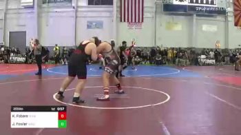 285 lbs Consi Of 16 #2 - Kane Fobare, Team Vision Quest Red vs Jacob Fowler, Norcal All-Stars