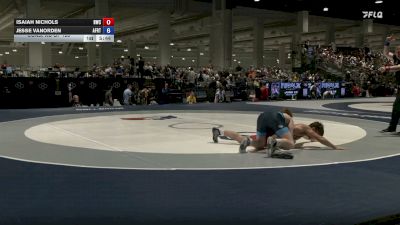 70 kg Cons. Rd Of 128 - Isaiah Nichols, Hawks Wrestling Club vs Jesse Vanorden, Air Force Regional Training Center
