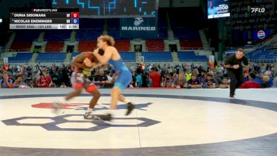 120 lbs Cons. Semis - Dunia Sibomana, NY vs Nicolas Enzminger, ND