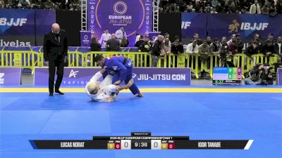 Igor Tanabe vs Lucas Norat 2026 European Jiu-Jitsu IBJJF Championship
