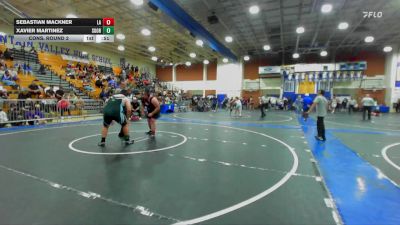 285 lbs Cons. Round 2 - Sebastian Mackner, Los Alamitos vs Xavier Martinez, San Gorgonio
