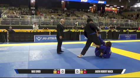 Max Dridi vs Jaden Robert Mack 2025 Pan Jiu Jitsu IBJJF Championship