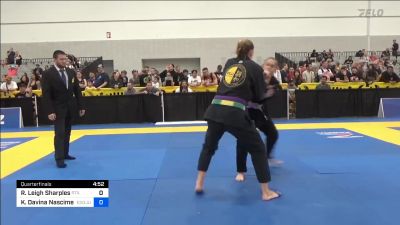 Rebecca Leigh Sharples vs Kelly Davina Nascimento 2024 World ...
