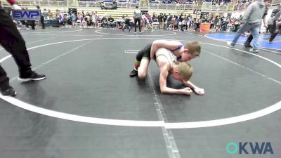 80 lbs Consi Of 8 #2 - Emmett Marr, Newkirk Takedown Club vs Vincent Gustason, Team Tulsa Wrestling Club