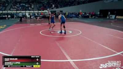 6A-113 lbs Cons. Round 2 - Olin Waxler, Grant vs DAngelo Lopez, Grants Pass