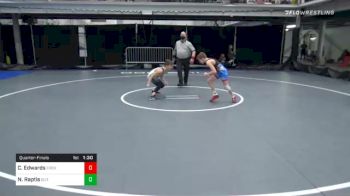 93 lbs Quarterfinal - Cullen Edwards, Eden WC vs Nicholas Raptis, Elite Wrestling Academy