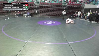 138 lbs Quarterfinal - Jones Dove, Ninety Six vs Matthew Spignardo, Philip Simmons