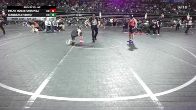 120 lbs Consi Of 16 #2 - Dylan Rosas Ordonez, Cja vs Giancarlo Tauro, Livingston