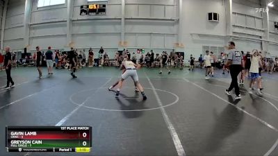 84 lbs Finals (2 Team) - Greyson Cain, Full Circle vs Gavin Lamb, CRWC