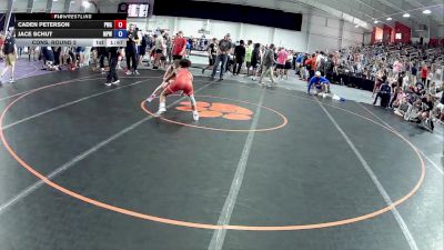 100 lbs Cons. Round 2 - Caden Peterson, Premier Wrestling Academy vs Jace Schut, Michigan Premier WC