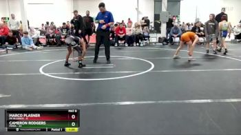 68 lbs Semis (4 Team) - Cameron Rodgers, POWA vs Marco Plasner, PA Alliance