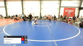 52 kg Rr Rnd 5 - Brenna McCarley, Razor Blue vs Braylee Ireland, Team Rhode Island