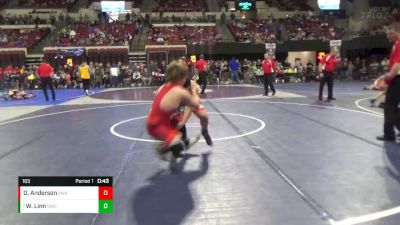 165 lbs Cons. Round 3 - William Linn, Belgrade Wrestling Club vs Owen Anderson, Ascend Wrestling Academy