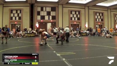 167 lbs Round 2 (6 Team) - Paul Lichter, Town WC vs Cristian Gioia, Yale Street WC