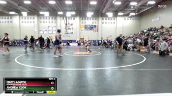 190 lbs Cons. Round 7 - Matt Lapacek, Downers Grove South vs Andrew Cook, Franklin Road Aca.
