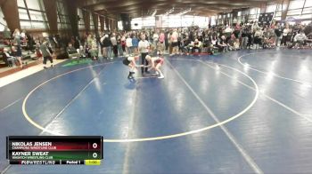 95 lbs Cons. Round 3 - Kayner Sweat, Wasatch Wrestling Club vs Nikolas Jensen, Champions Wrestling Club