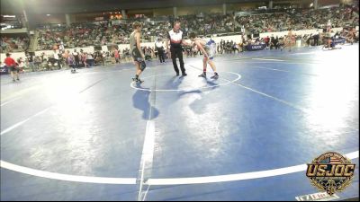 112 lbs Round Of 32 - Cordeus Wahl, Bristow Elementary Wrestling Club vs Logan Chisum, Marlow Outlaws