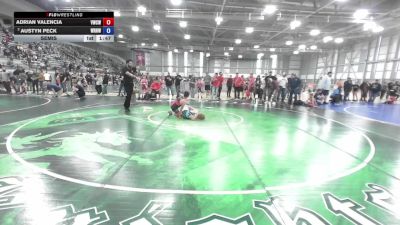 92 lbs Semis - Adrian Valencia, Victory Wrestling-Central WA vs Austyn Peck, White River Hornets Wrestling Club