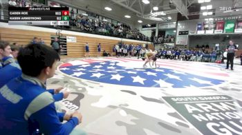 106 lbs Quarterfinals (8 Team) - Kasen Armstrong, Rapid City Stevens vs Caden Roe, West Central