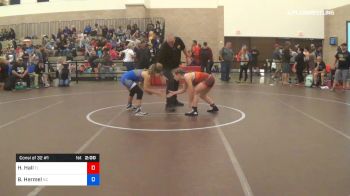 53 kg Consi Of 32 #1 - Hannah Hall, Team Florida vs Brooklyn Hermel, Team North Carolina