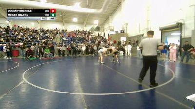 120B lbs 3rd Place Match - Logan Fairbanks, Syracuse vs Megas Chacon, Lone Peak