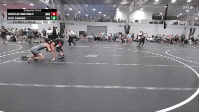 150 lbs Round 3 (6 Team) - Lincoln Hinchman, Mat Assassins Black vs Nick Barone, RedNose