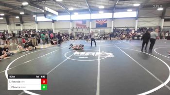 90 lbs Quarterfinal - Everett Roorda, Grindhouse WC vs Lucas Chavira, Bear WC