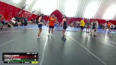 139-152 lbs Round 3 - Miriam Alberts, Lena/Bonduel vs Katelyn Ottosen, Waunakee
