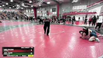 125 lbs Champ. Round 2 - Meg Pulido, Millikan vs Amy Yuan, Gabrielino