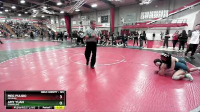 125 lbs Champ. Round 2 - Meg Pulido, Millikan vs Amy Yuan, Gabrielino