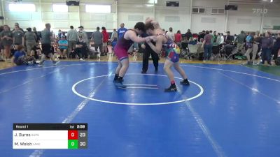 285 lbs Round 1 - Jackson Burns, Superior Wrestling Academy vs Michael Welsh, Lake Erie WC NY