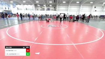 130 lbs Quarterfinal - Bryce Barber, Essex Junction vs Anthony Lombardi, Rhode Rage WC