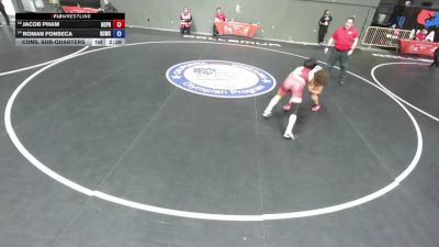 120 lbs Cons. Sub-quarters - Jacob Pham, Bellarmine College Prep High School Wrestling vs Roman Fonseca, Daniel Cormier Wrestling Club