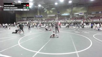 57 lbs Rr Rnd 3 - Macklin Baird, Elbert County Wranglers vs Peyton Chelewski, Colorado Outlaws