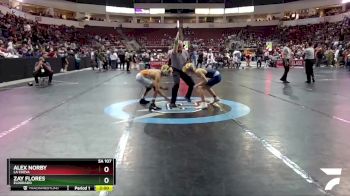 5A 107 lbs Champ. Round 1 - Zay Flores, Eldorado vs Alex Norby, La Cueva