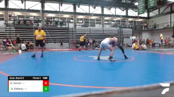 115-128 lbs Cons. Round 2 - Gavin Ekberg, North Boone Wrestling Club vs Hunter Vancil, Kewanee