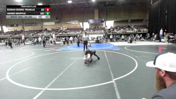 69 lbs Consi Of 8 #2 - Eusiah Bueno Trujillo, Jefferson Wrestling Club vs Asher Whipple, Unattached