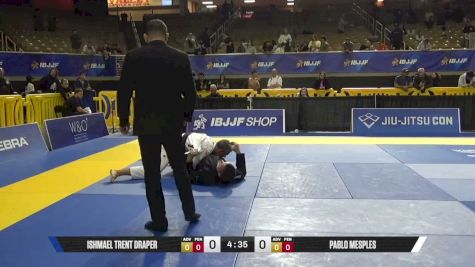 Pablo Mesples vs Ishmael Trent Draper 2026 Pan Jiu Jitsu IBJJF Championship