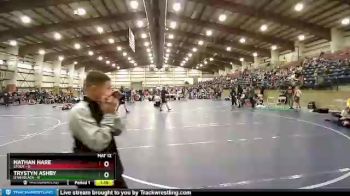 71 lbs Champ Round 1 (16 Team) - Nathan Hare, Stout vs Trystyn Ashby, Utah Black