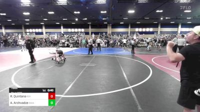 78 lbs Consi Of 8 #1 - Rico Quintana, Roy Wrestling vs Anzor Archvadze, Savage House WC