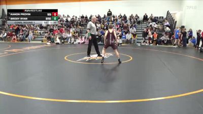 90 lbs Cons. Round 1 - Brody Ryan, Mount Vernon Wrestling Club vs Kanon Provin, Wrath