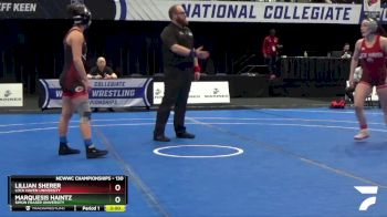 130 lbs Cons. Round 5 - Marquesis Haintz, Simon Fraser University vs Lillian Sherer, Lock Haven University