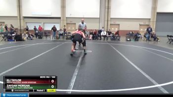 130 lbs Champ. Round 1 - Eli Taylor, South Paulding Junior Spartans vs Zaydan Morgan, Cookeville Youth Wrestling